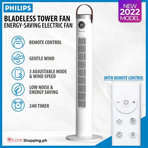 electron tower fan|PHILIPS Bladeless Tower Fan Low Noise and Energy Saving .